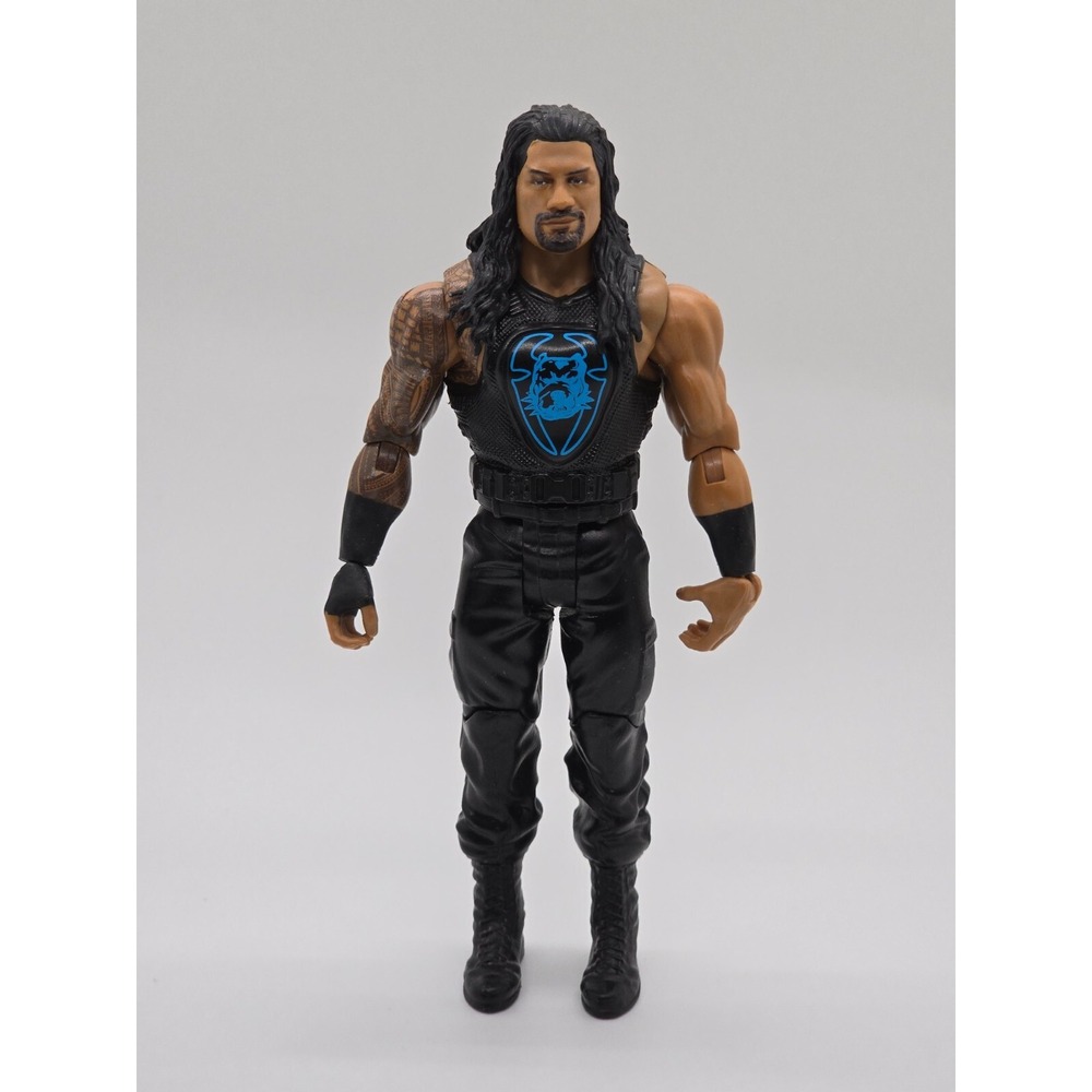 WWE Roman Reigns Mattel Basic Series (Blue Logo) Wrestling 7" Action Figure